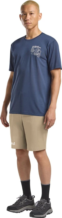 Jack Wolfskin Hikeout Hose kurz hazel wood (Herren)