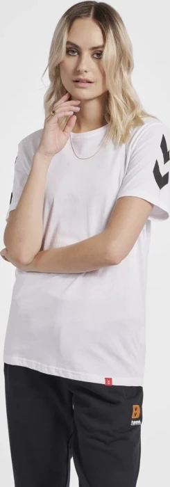 hummel Legacy Chevron T-Shirt kurzarm weiß
