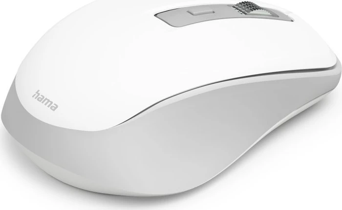 Hama WM-450 Silent Wireless Multi-Device Mouse weiß/grau, USB/Bluetooth
