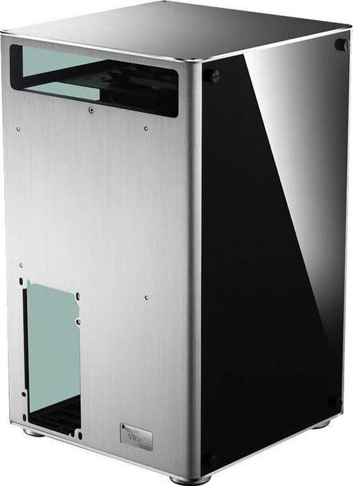 Jonsbo VR1 silber, Glasfenster, Mini-ITX