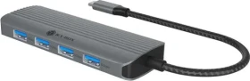 RaidSonic Icy Box IB-DK4022A-CPD Travel Dock 6-in-1, USB-C 3.0 [Stecker] (61142)