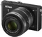 Nikon 1 J4 schwarz mit Objektiv 1 NIKKOR 10-30mm 3.5-5.6 PD-Zoom VR und 1 NIKKOR 30-110mm 3.8-5.6 VR Vorschaubild