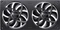 Jonsbo ZA-240BR, schwarz, 2x 120mm Vorschaubild