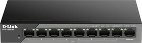 D-Link DSS-100 Desktop Switch, 9x RJ-45, 92W PoE+ (DSS-100E-9P)