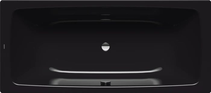 Kaldewei Cayono Duo 724 Badewanne 170x75x41cm, mit Grifflochbohrungen, schwarz