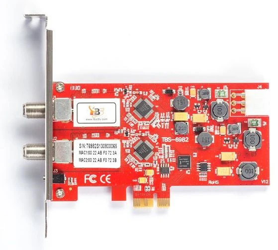 TBS DVB-S2/-S Doppel-Tuner, PCIe x1