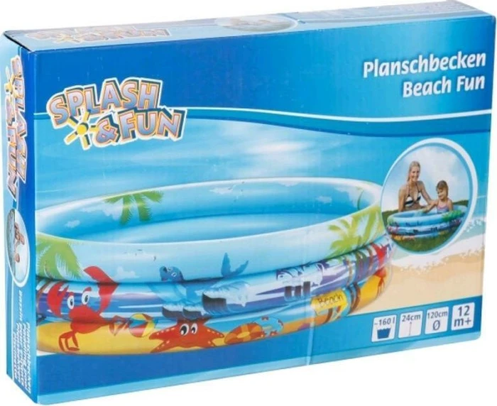 Splash & Fun Beach Fun Planschbecken rund 120x24cm