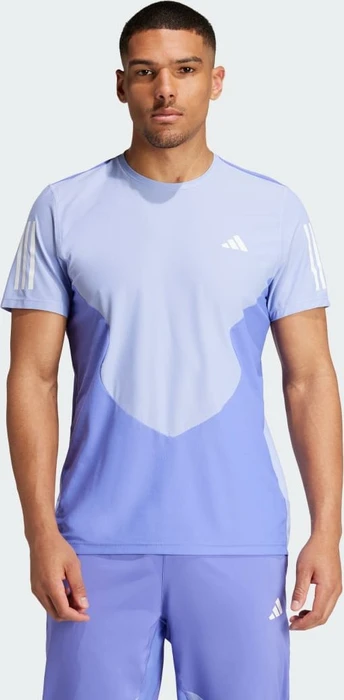 adidas Own The Run Colorblock Aeroready Laufshirt kurzarm semi cobalt blue/blue spark (Herren)