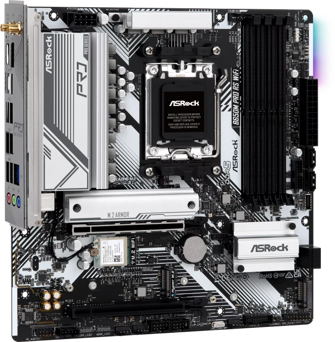ASRock B650M Pro RS WiFi (AMD AM5)