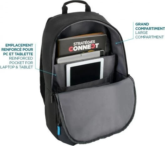 Mobilis The One Basic 15-17" Laptop-Rucksack, navy blau