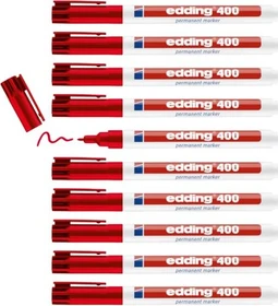 edding 400 Permanentmarker rot, 10er-Pack