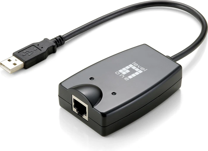 LevelOne USB-0401 Rev. 1 LAN-Adapter, RJ-45, USB-A 2.0 [Stecker]