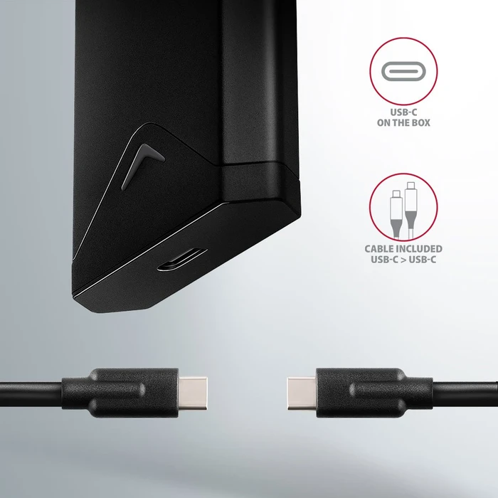 Axagon M.2 Festplattengehäuse, M.2 PCIe, USB-C 3.1