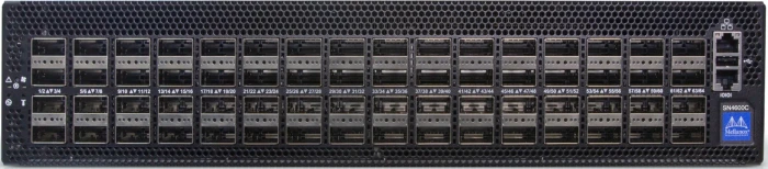 NVIDIA SN4000 Spectrum-4 SN4600C Rackmount 100G Managed Switch, 64x QSFP28, P2C Airflow