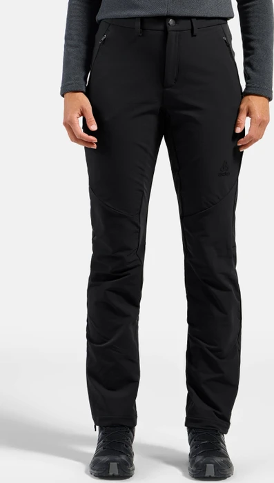 Odlo Ascent Warm Hose lang schwarz (Damen)