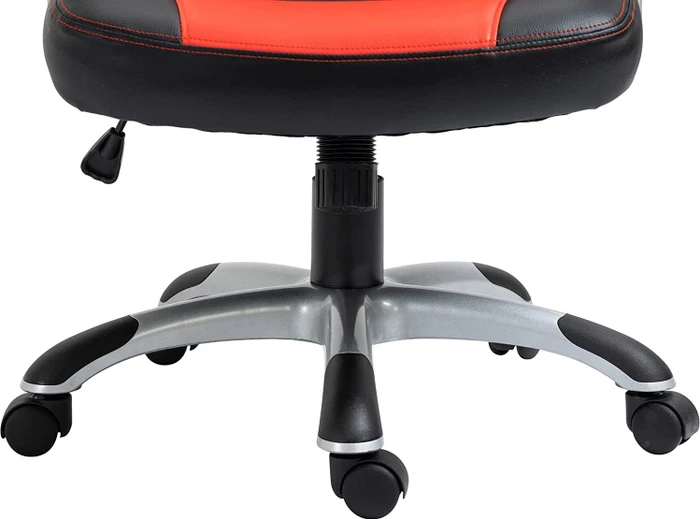 CLP Foxton Kunstleder Gamingstuhl, schwarz/rot