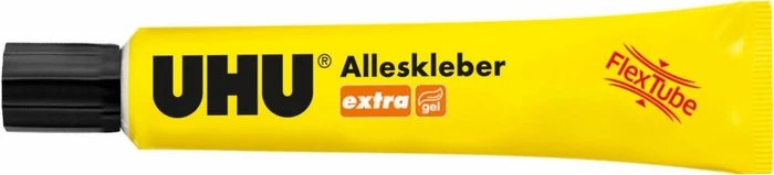 UHU extra Alleskleber Gel Flex+Clean Tube, 18g