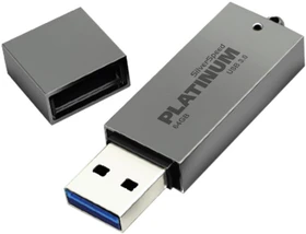 BestMedia Platinum Silver Speed 64GB, USB-A, USB 3.2 Gen 1×1
