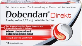 Dobendan Direkt Flurbiprofen 8.75mg Lutschtabletten, 16 Stück