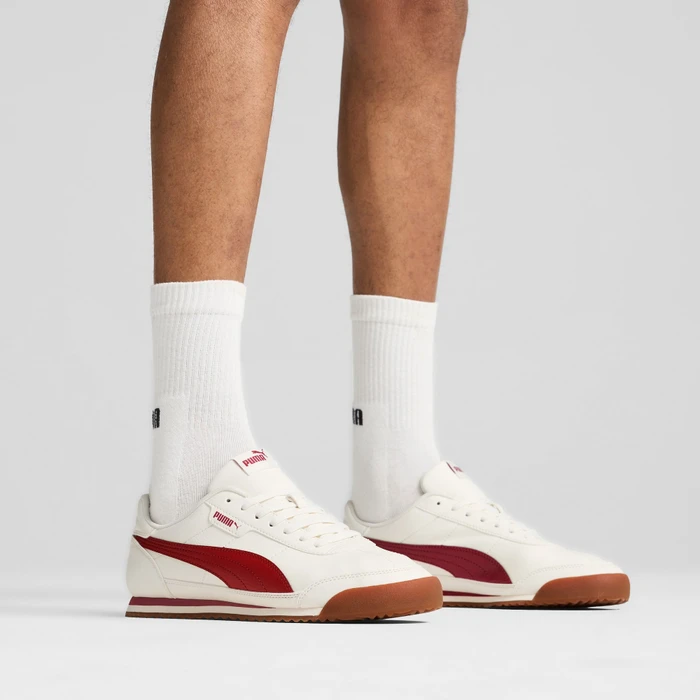Puma Turino II warm white/intense red/gum (Damen)