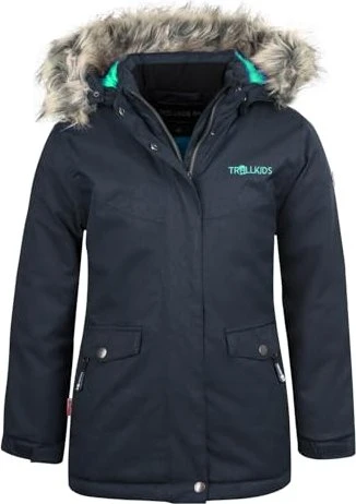 Trollkids Girls Oslo Coat XT Funktionsmantel grau (Junior)
