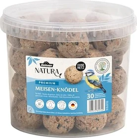 Dehner Natura Meisenknödel Wildvogelfutter ohne Netz, 3kg (30x 100g)