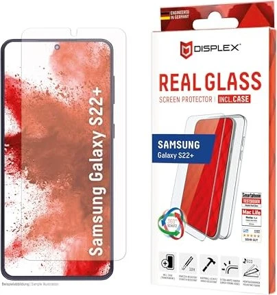 Displex Real Glass + Case für Samsung Galaxy S22+