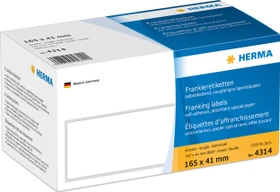 Herma Frankieretiketten, 165x41mm, weiß, 1000 Blatt (1000 Etiketten)
