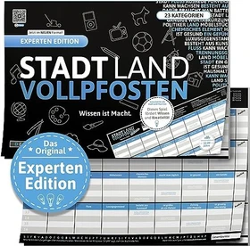 Stadt Land Vollpfosten - Einstein Edition - "Wissen ist Macht"
