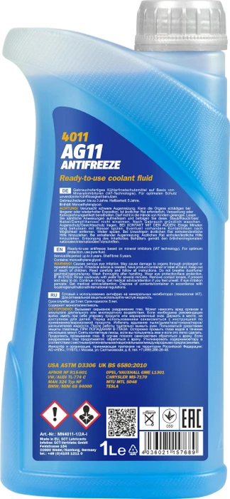 Mannol AG11 -40°C 1l