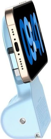 Belkin Stage PowerGrip magnetischer Kamerahalter mit Powerbank hellblau