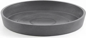 Ecopots Amsterdam Blumentopfuntersetzer rund 18cm grey