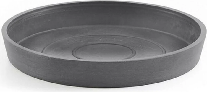 Ecopots Amsterdam Blumentopfuntersetzer rund 18cm grey