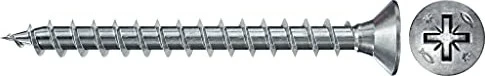 fischer PowerFast FPF II CZF BC PZ2 3.5x30 Spanplattenschraube, 3.5x30mm, 200 Stück