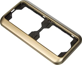 Busch-Jaeger Alpha nea Abdeckrahmen 2-fach Rahmen waagrecht, bronze