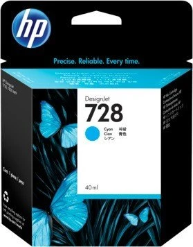 HP Tinte 728 cyan