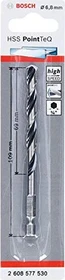 Bosch Professional HSS PointTeQ Spiralbohrer, 6.8x69x109mm, 1 Stück