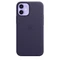 Apple Leder Case mit MagSafe für iPhone 12 Mini dunkelviolett Vorschaubild