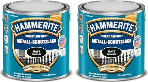 Hammerite Metallschutz-Lack Matt Außen 2.5l Dose