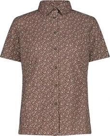 CMP Geometrischer-Druck Hemd kurzarm toffee/cream (Damen)