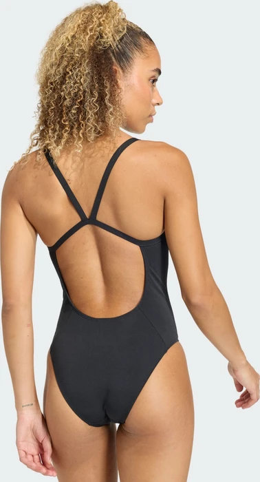 adidas V-förmiges Rückendesign Badeanzug schwarz (Damen)