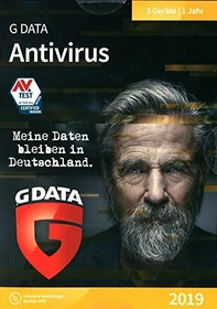 GData Software AntiVirus 2019, 3 User, 1 Jahr (deutsch) (PC) (C1901BOX12003GE)