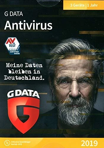 GData Software AntiVirus 2019, 3 User, 1 Jahr (deutsch) (PC)