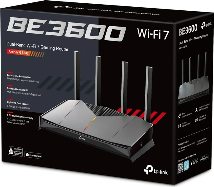 TP-Link Archer GE230, Wi-Fi 7, BE3600