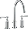 Hansgrohe Axor Montreux 3-Loch Waschtischarmatur 180 mit Hebelgriffen und Zugstangen-Ablaufgarnitur brushed chrome Vorschaubild
