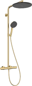 Hansgrohe Raindance Alive S Puro Showerpipe 300 1jet mit Ecostat Element polished gold optic