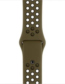 Apple Nike Sportarmband S/M und M/L für Apple Watch 40mm olivgrün/schwarz