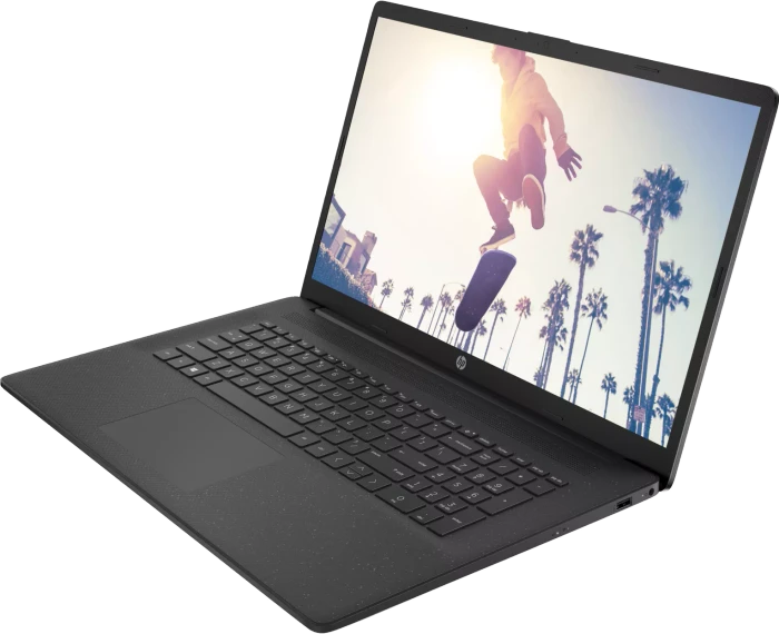 HP Laptop 17-cn3132ng, Jet Black/Starry Black, Core i3-N305, 8GB RAM, 512GB SSD, DE