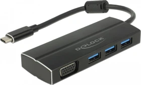 DeLOCK USB-C-VGA-Multiport-Adapter (63932)