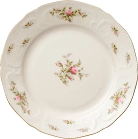 Rosenthal Sanssouci Elfenbein Moosrose Frühstücksteller 19cm